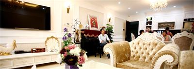 Thi công nội thất đẹp nhà chị Dương chung cư Sông Hồng Park, 165 Thái Hà